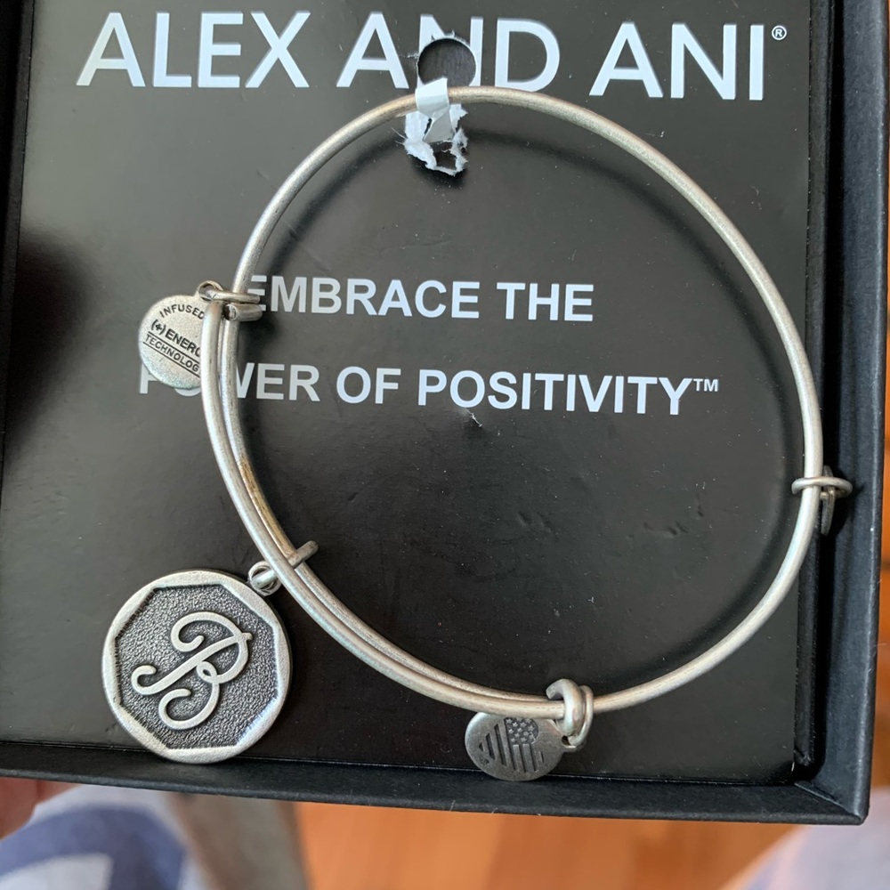 Alex and Ani ‘B’ bracelet NEVER WORN